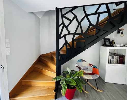 peintre vezin escalier bois